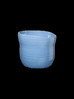 becher, solid blau