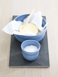 becher, solid blau