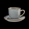 espressotasse mit unterteller, denim