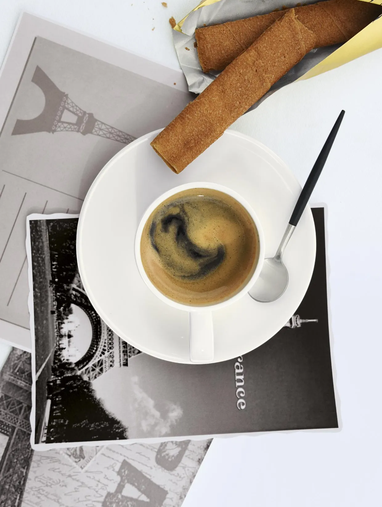 espressotasse mit unterteller