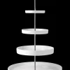 etagere, 4 stufig, weiß