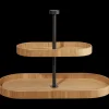 etagere 2-stufig, oval