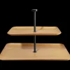 etagere 2-stufig, rechteckig