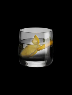 glas, grau