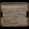 holztablett rechteckig, ebony