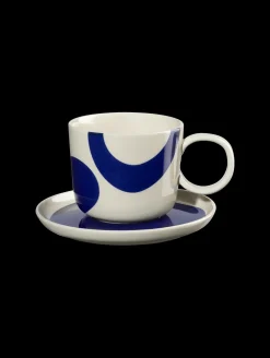 kaffeetasse mit unterteller, la mer