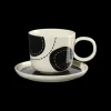 kaffeetasse mit unterteller, artiste