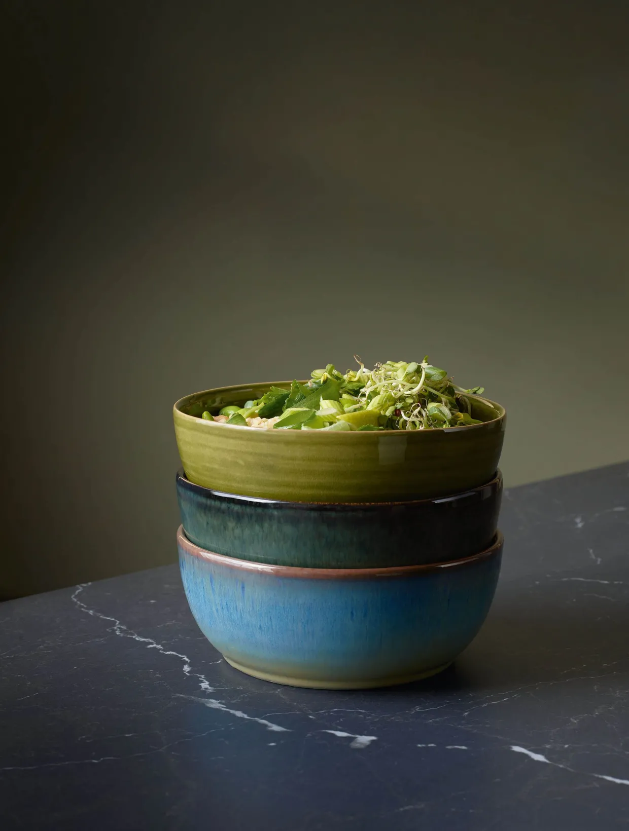 poké bowl, edamame