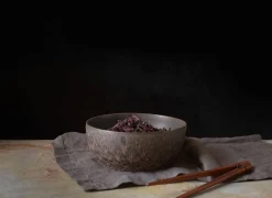 poké bowl, mangosteen
