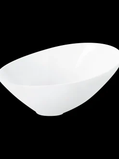 schale asymmetrisch, weiß