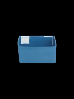 schale, blau