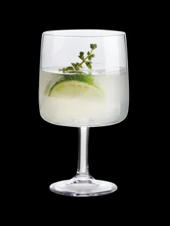 stielglas, clear