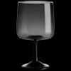 stielglas, grau