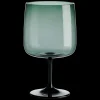 stielglas, grün