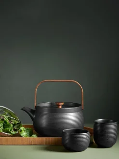 teeschale, black