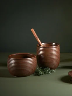 teeschale, brown