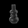 vase, black iron