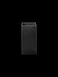 vase, black iron