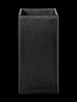 vase, black iron