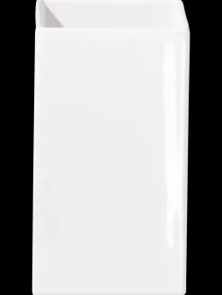 vase, weiß