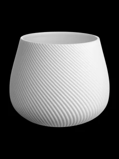 vase, weiß