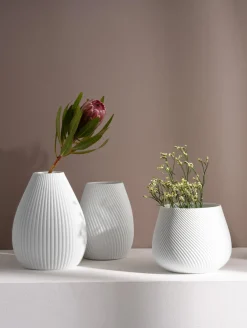 vase, weiß