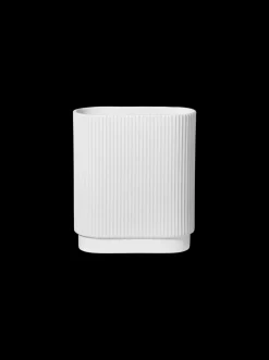 vase, weiß