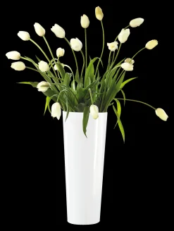 vase, weiß