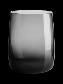 vase/windlicht, grau
