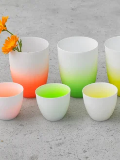 vase/windlicht, orange