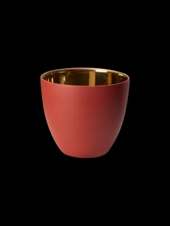 windlicht rot/gold
